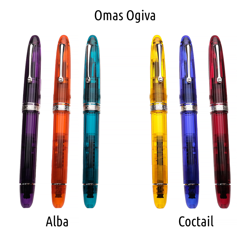 Omas Ogiva Cocktail Burgundy Fountain Pen Pre-owned - Vulpen